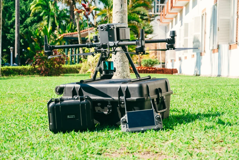 Drone LiDAR em operação