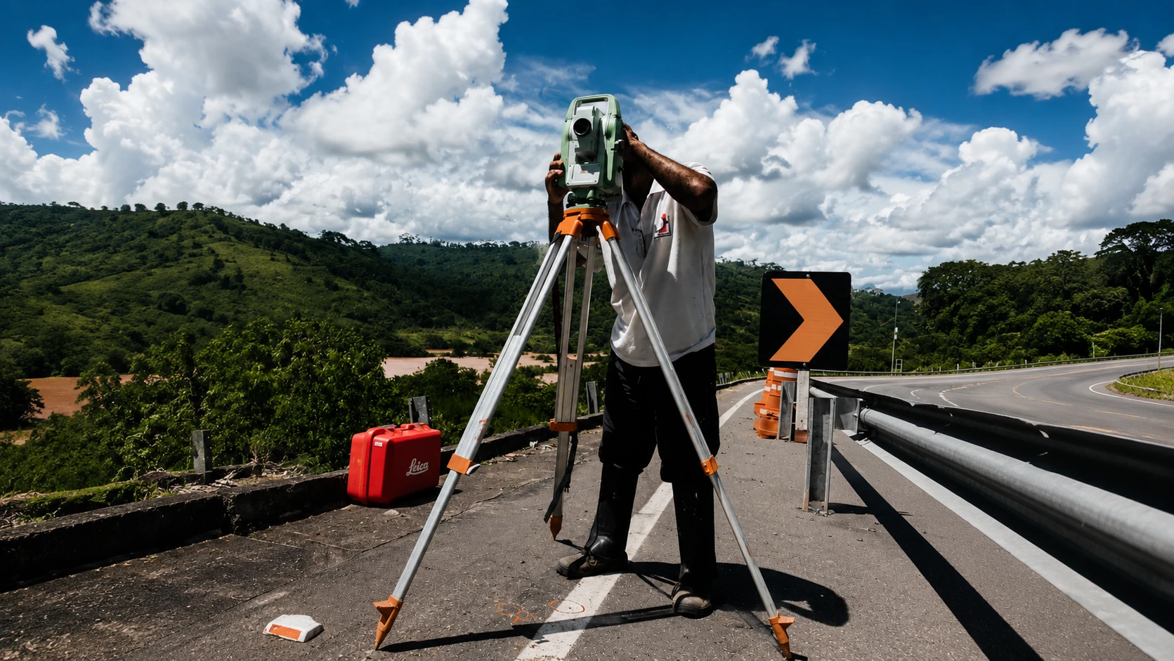Drone em levantamento topográfico